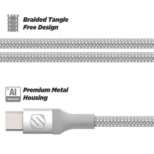 Scosche 10Ft Braided Dual USB-C Cable - photo 4