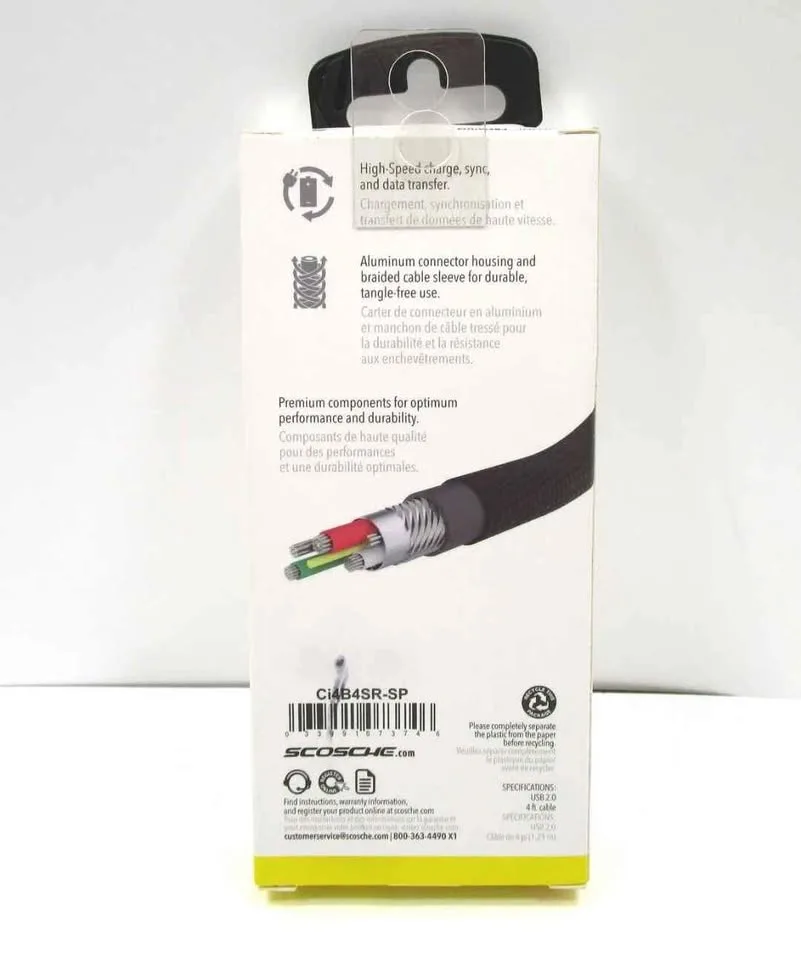 Scosche 10Ft Braided Dual USB-C Cable image indicator(6)