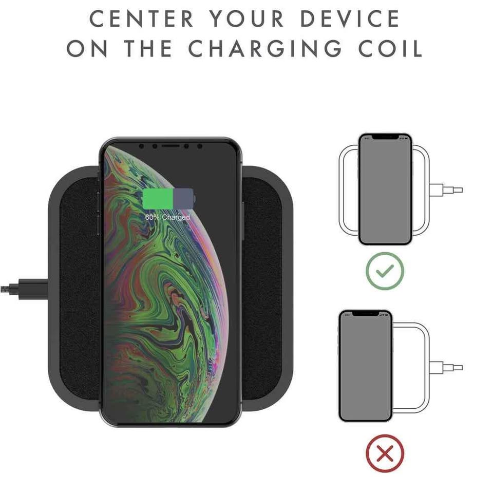 3-IN-1 VEGAN LEATHER WIRELESS CHARGER - photo 2
