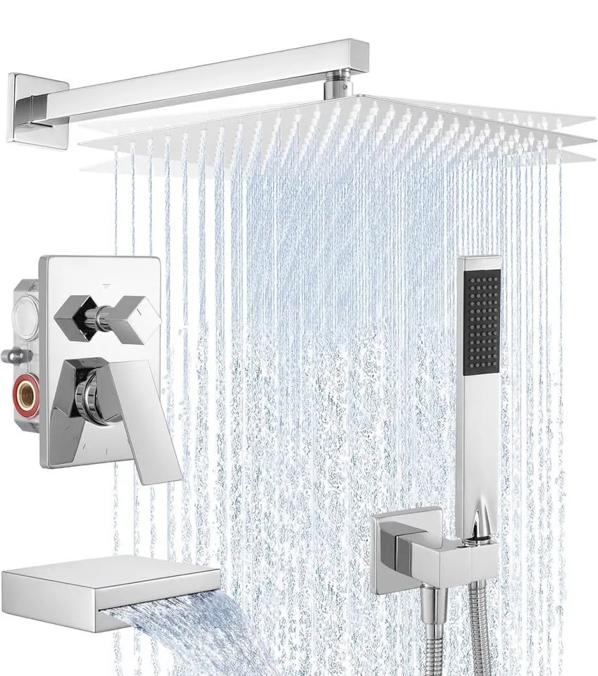 KES New Shower and Bath Kit in Chrome image indicator(7)
