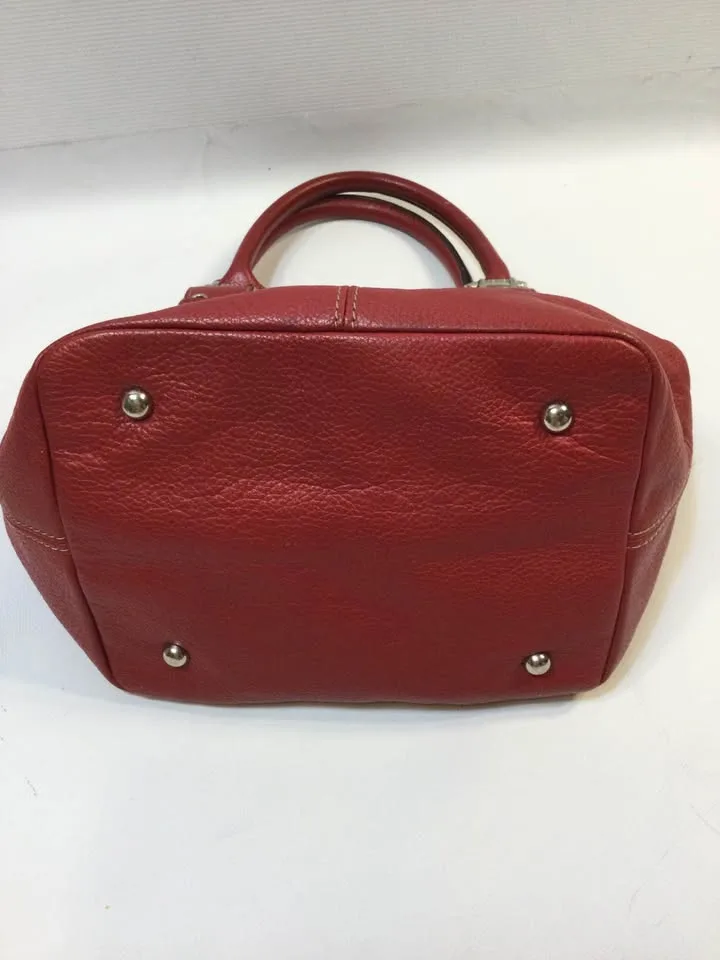 🥕TIGNANELLO Red Leather Handbag image indicator(4)