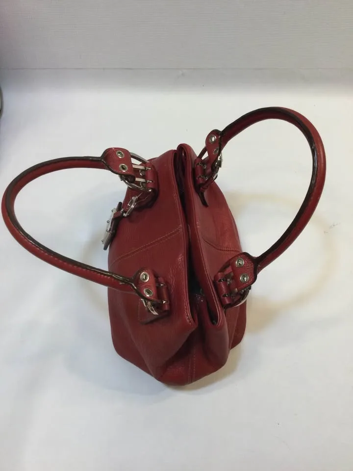 🥕TIGNANELLO Red Leather Handbag image indicator(7)
