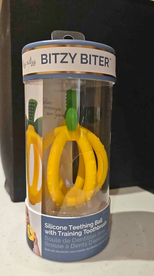 Silicone Teether Ball - Itzy Ritzy Lemon Drop Ball