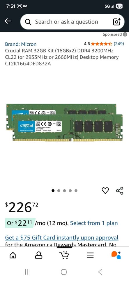 4 x 16gb DDR4 3200 - photo 2