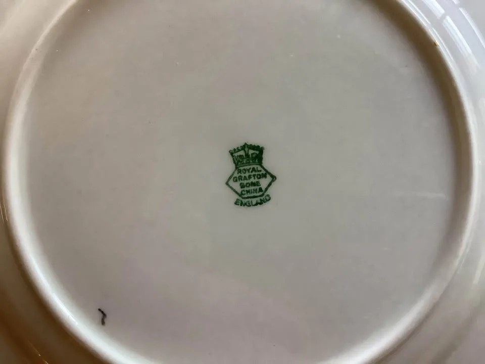 Antique Royal Grafton Salad Plates Set of 12 image indicator(4)