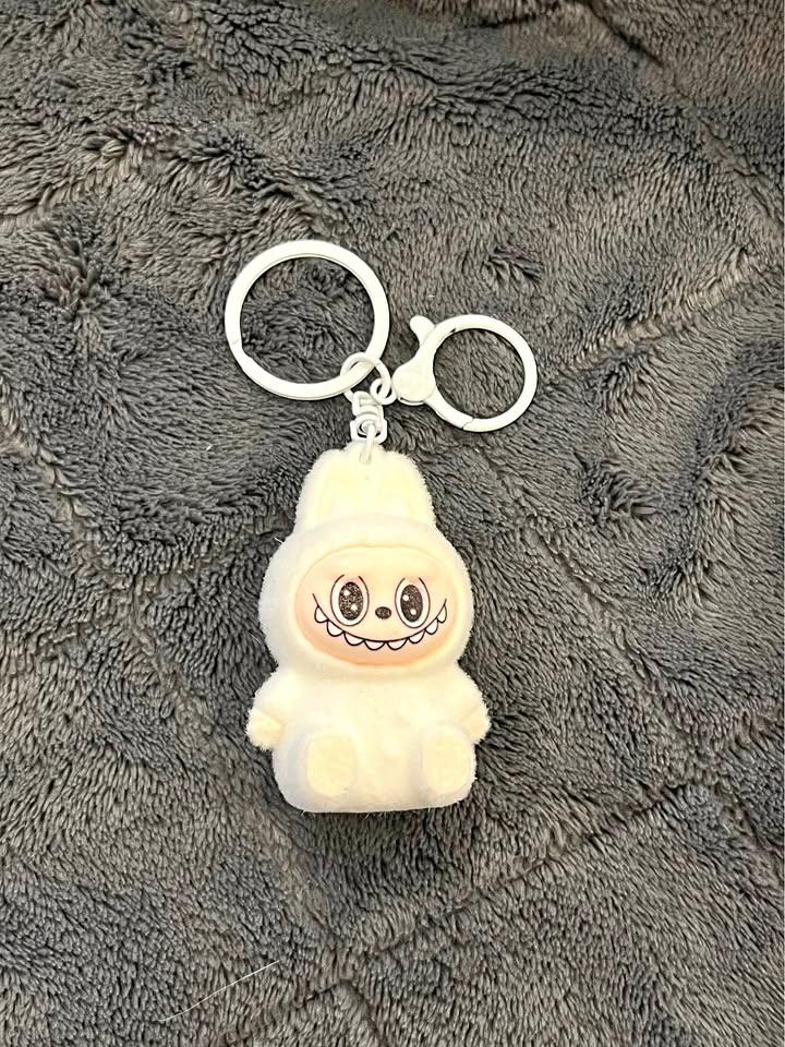 Labubu Keychain - white