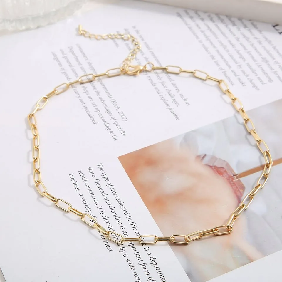 Chunky Geometric Chain Necklace image indicator(2)