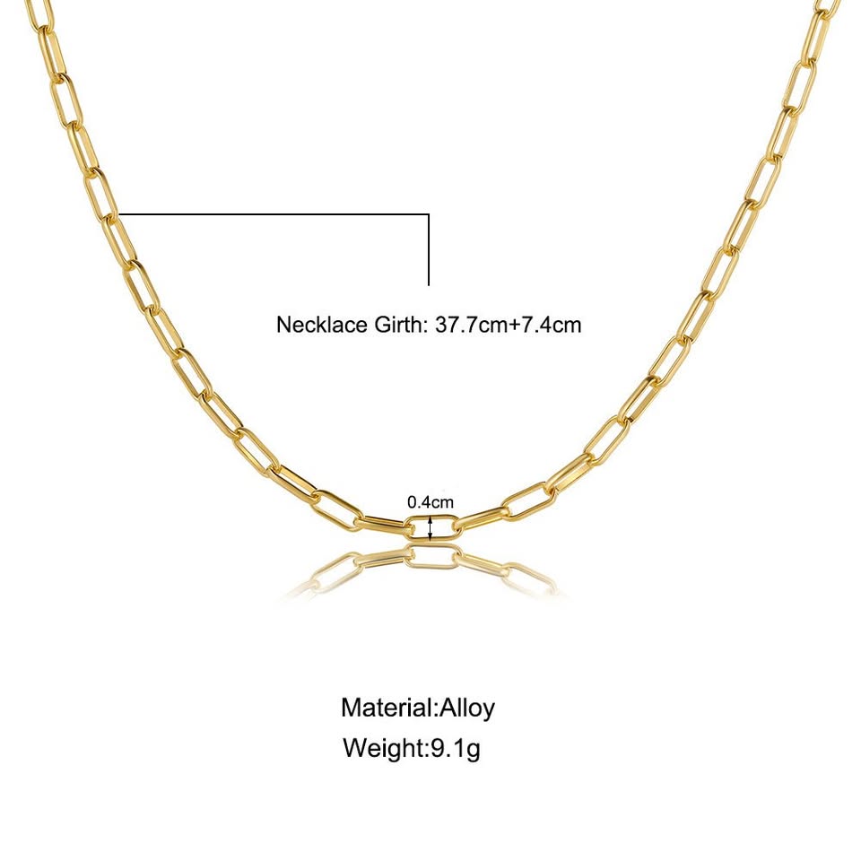 Chunky Geometric Chain Necklace - photo 3