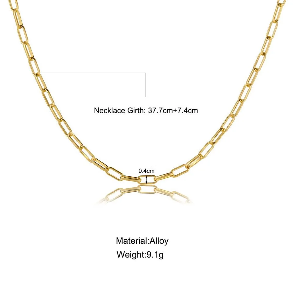 Chunky Geometric Chain Necklace image indicator(3)