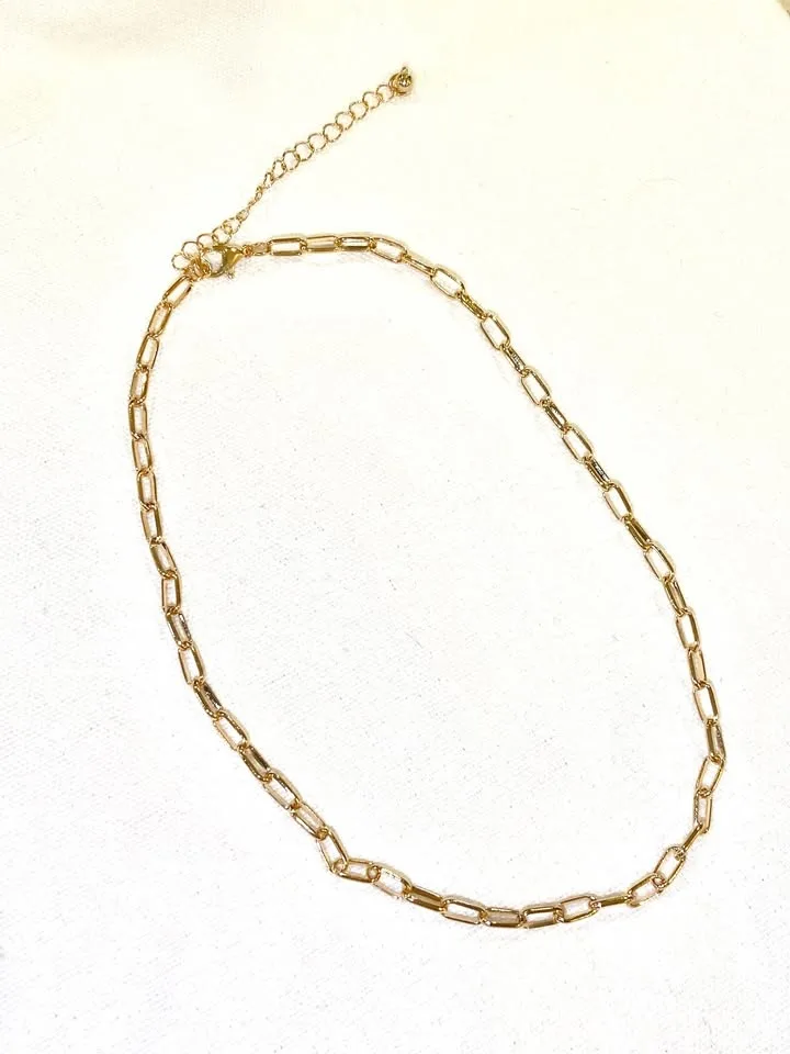 Chunky Geometric Chain Necklace image indicator(4)