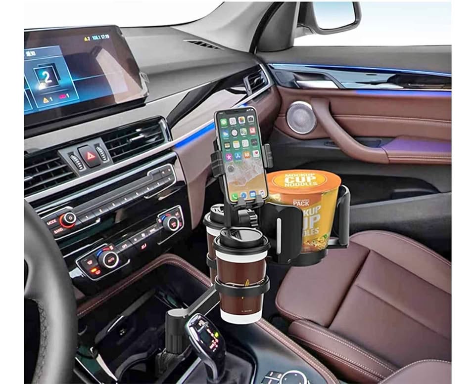4-in-1 Car Expander with Dual Cup Holder