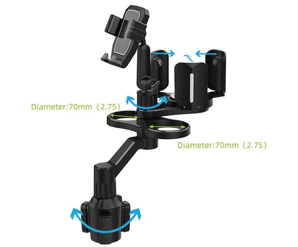 4-in-1 Car Expander with Dual Cup Holder - photo 3