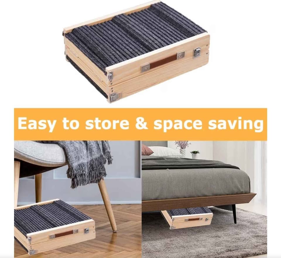 Adjustable Dog Ramp, Portable Folding Pet Ramp, 32" Long - photo 3