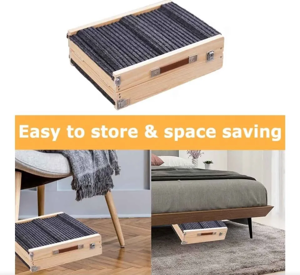 Adjustable Dog Ramp, Portable Folding Pet Ramp, 32" Long image indicator(3)