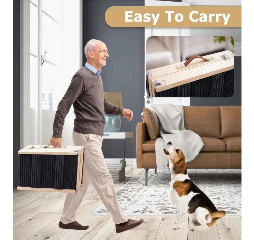 Adjustable Dog Ramp, Portable Folding Pet Ramp, 32" Long image indicator(4)