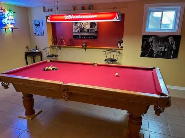 Used 4x8 Dufferin 1" Italian slate pool snooker ALEX BILLIA image indicator(2)