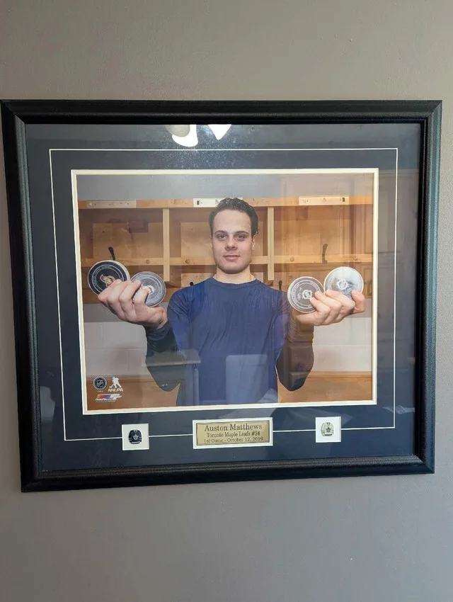 Official Auston Matthews framed photo- *ACCEPTING BEST OFFER*