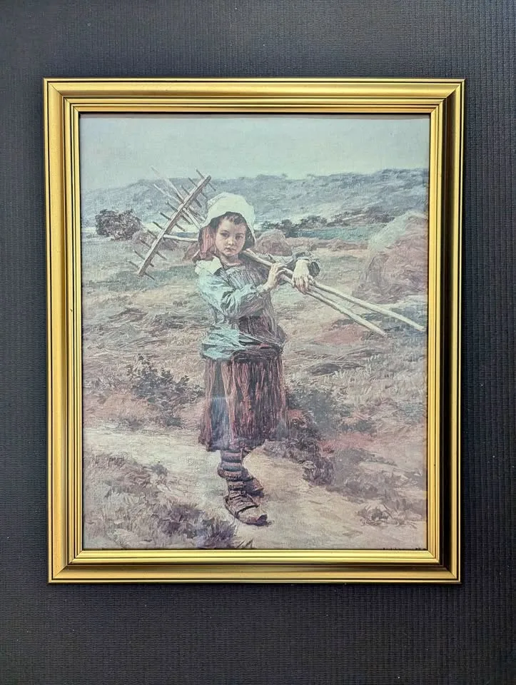 Reproduction of "Returning from the Fields" Painting thumbnail