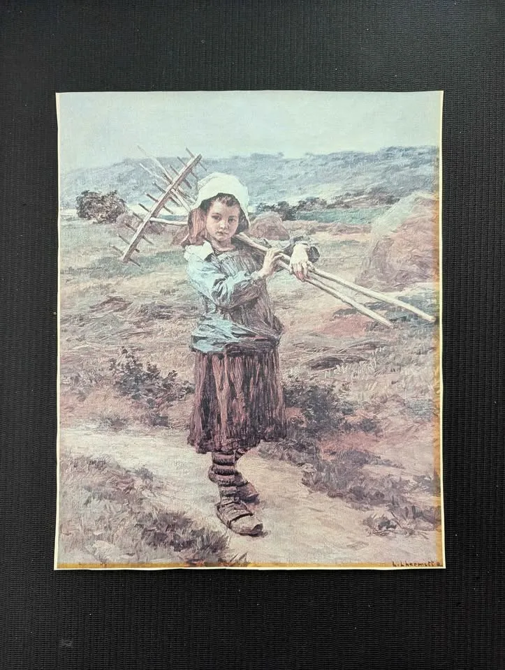 Reproduction of "Returning from the Fields" Painting image indicator(2)