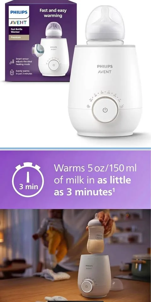 Philips Avent Premium Fast Bottle Warmer thumbnail