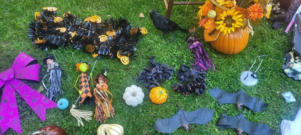 Halloween decoration from a movie set $80 for 2 full bins image indicator(2)