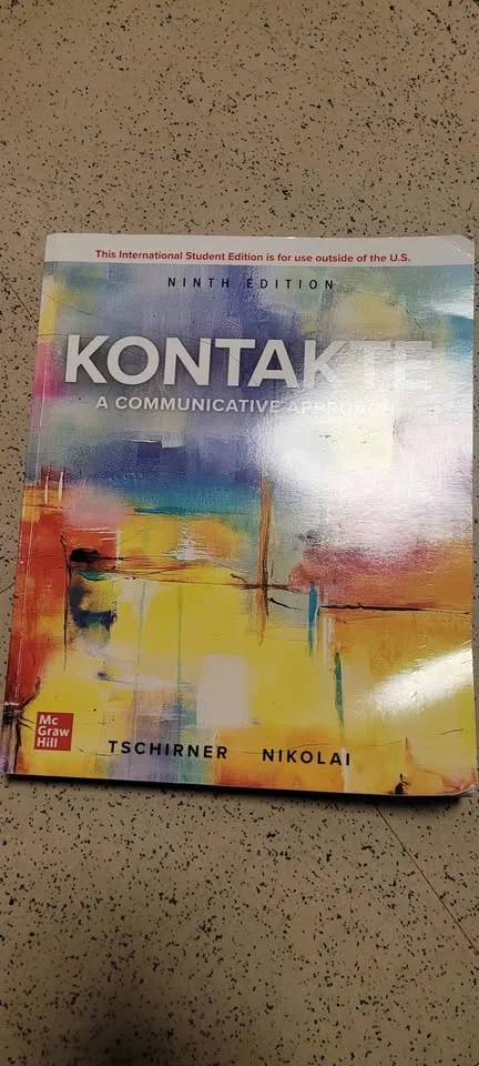 Kontakte German textbook used at UofT brand new image indicator(2)