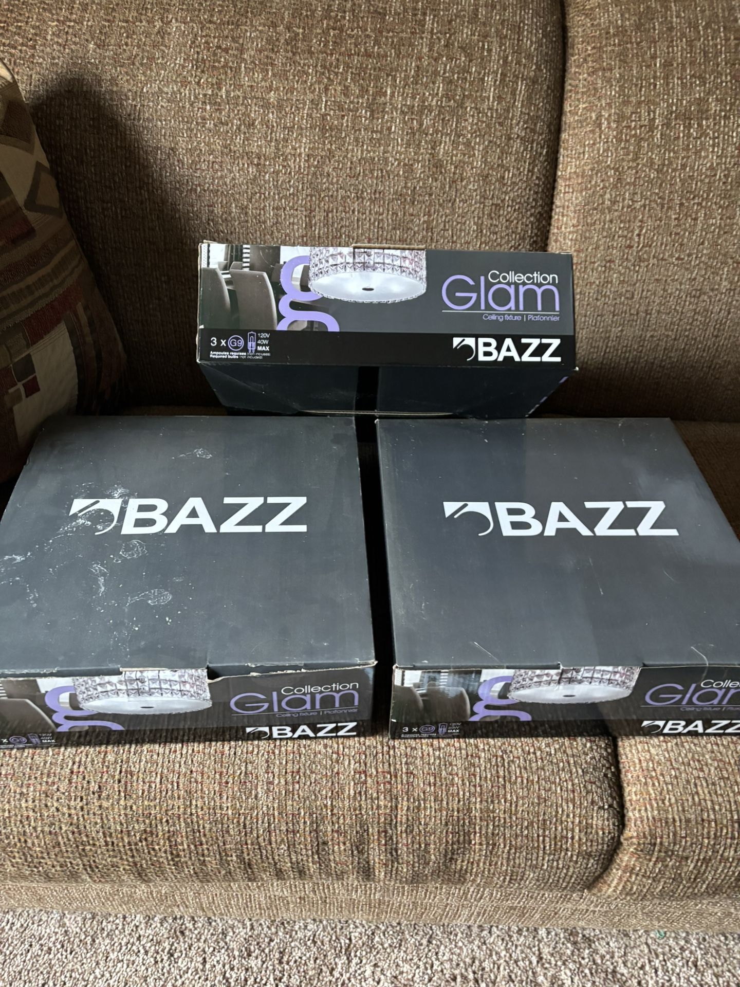 3 Crystal Light Fixtures - photo 2