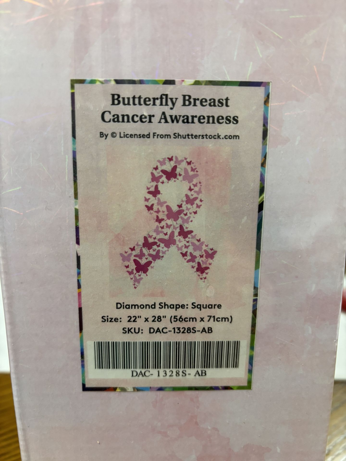 DIY Diamond Art-Breast cancer Awareness