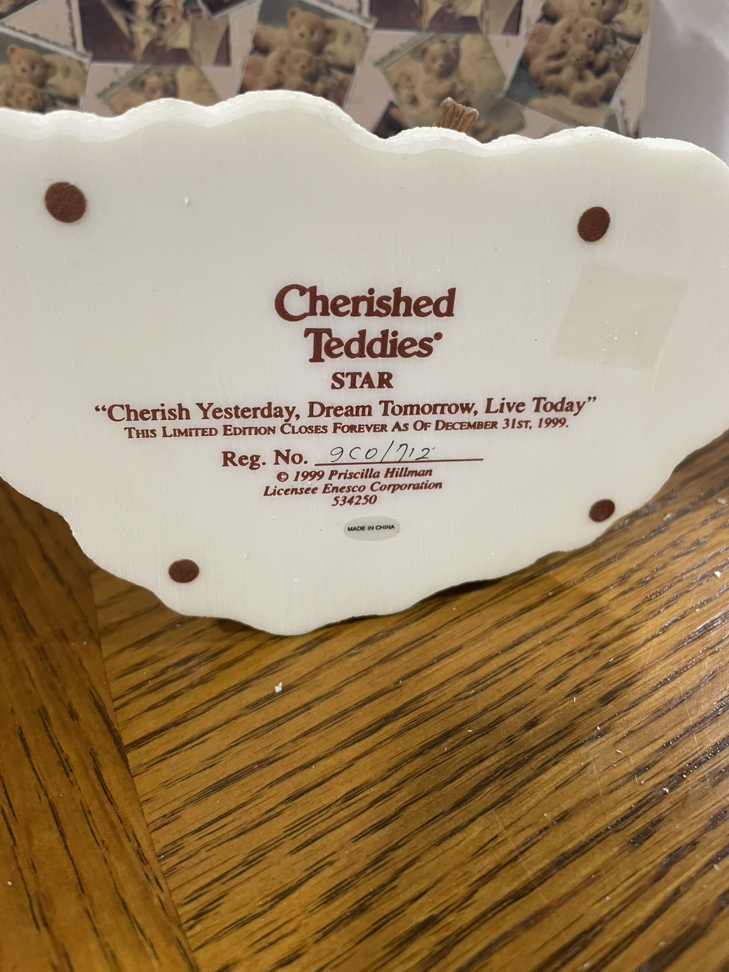Cherished Teddies Star Limited Edition - photo 3