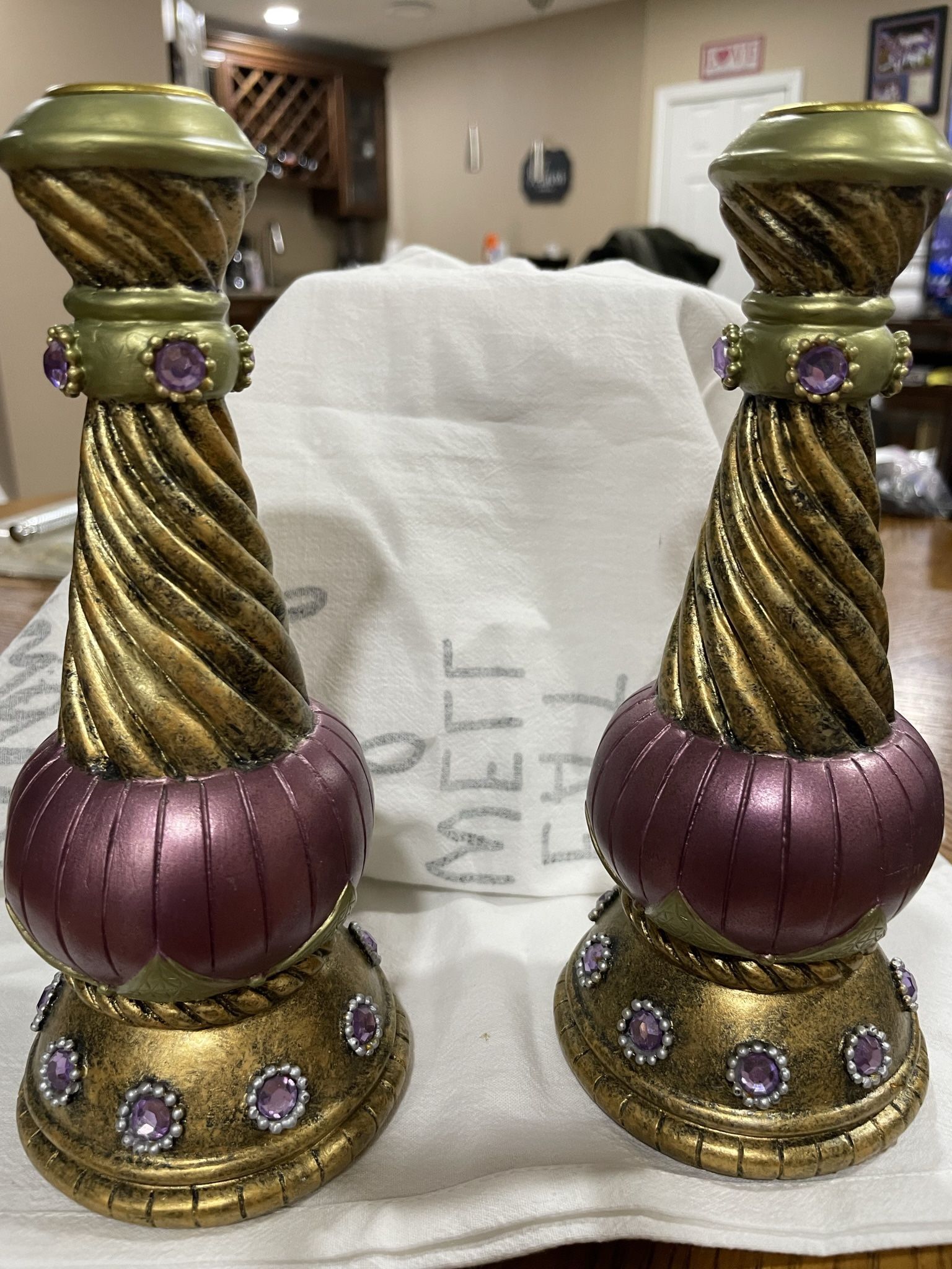 Aladdin Style Taper Candle Holder