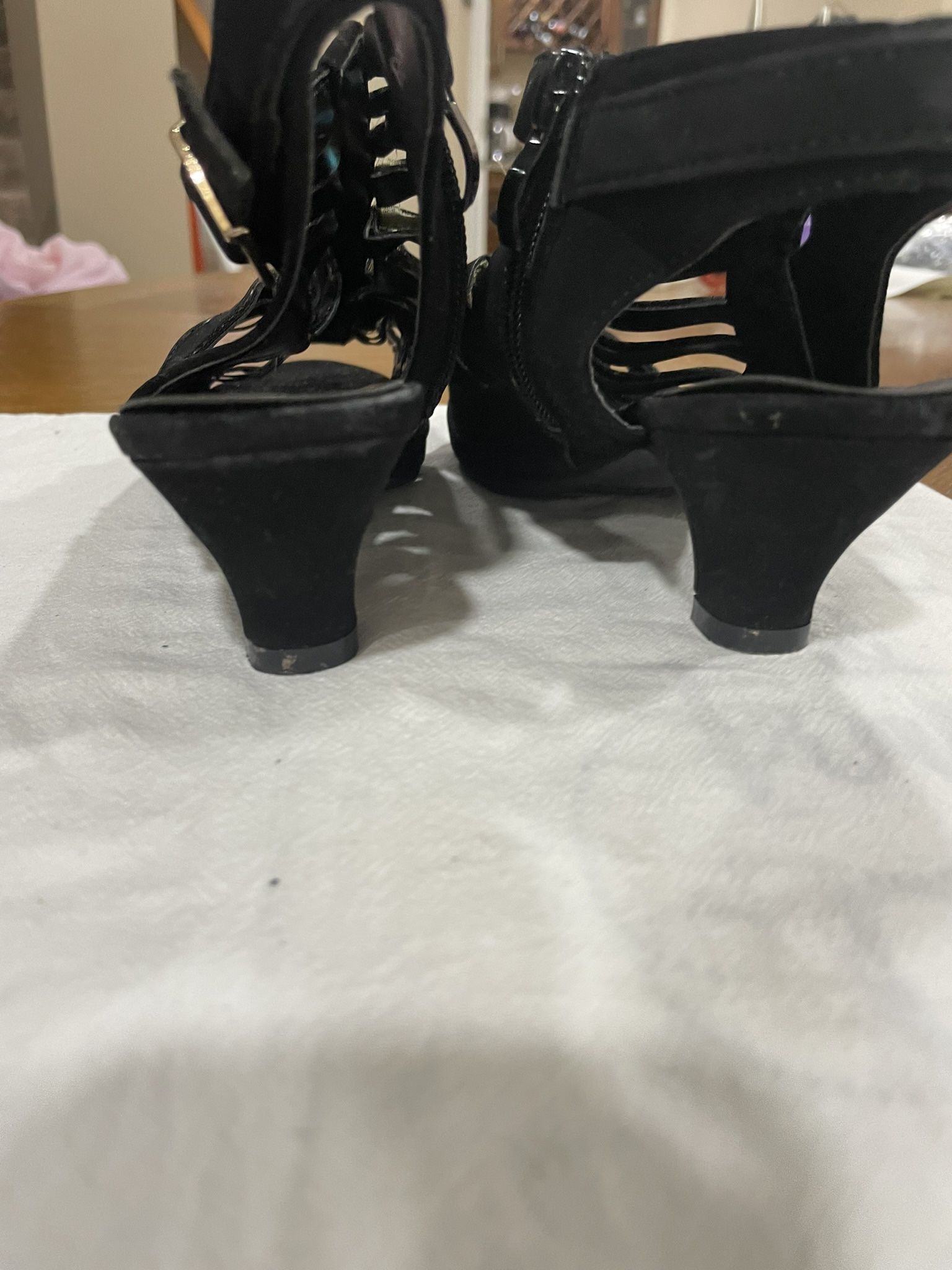 Lucky Top Size 2 Girls Black Dress Sandals - photo 2