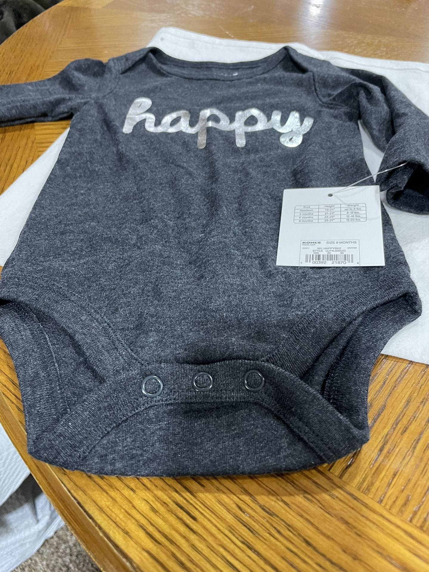 Jumping Beans Size 9 Months Onesie - photo 2