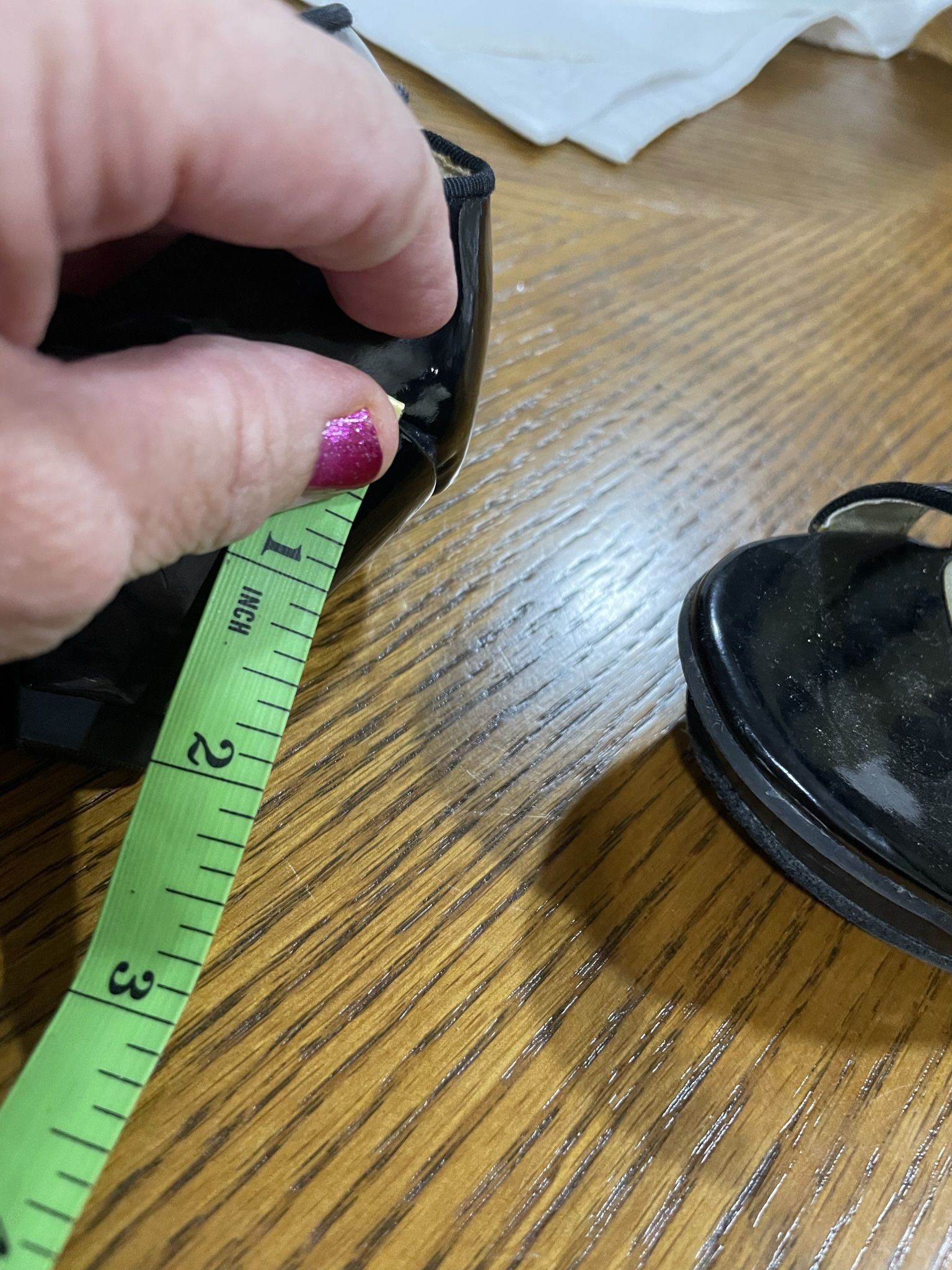 Candie’s Girl -size 2 Shiny Black Dress Sandals - photo 5