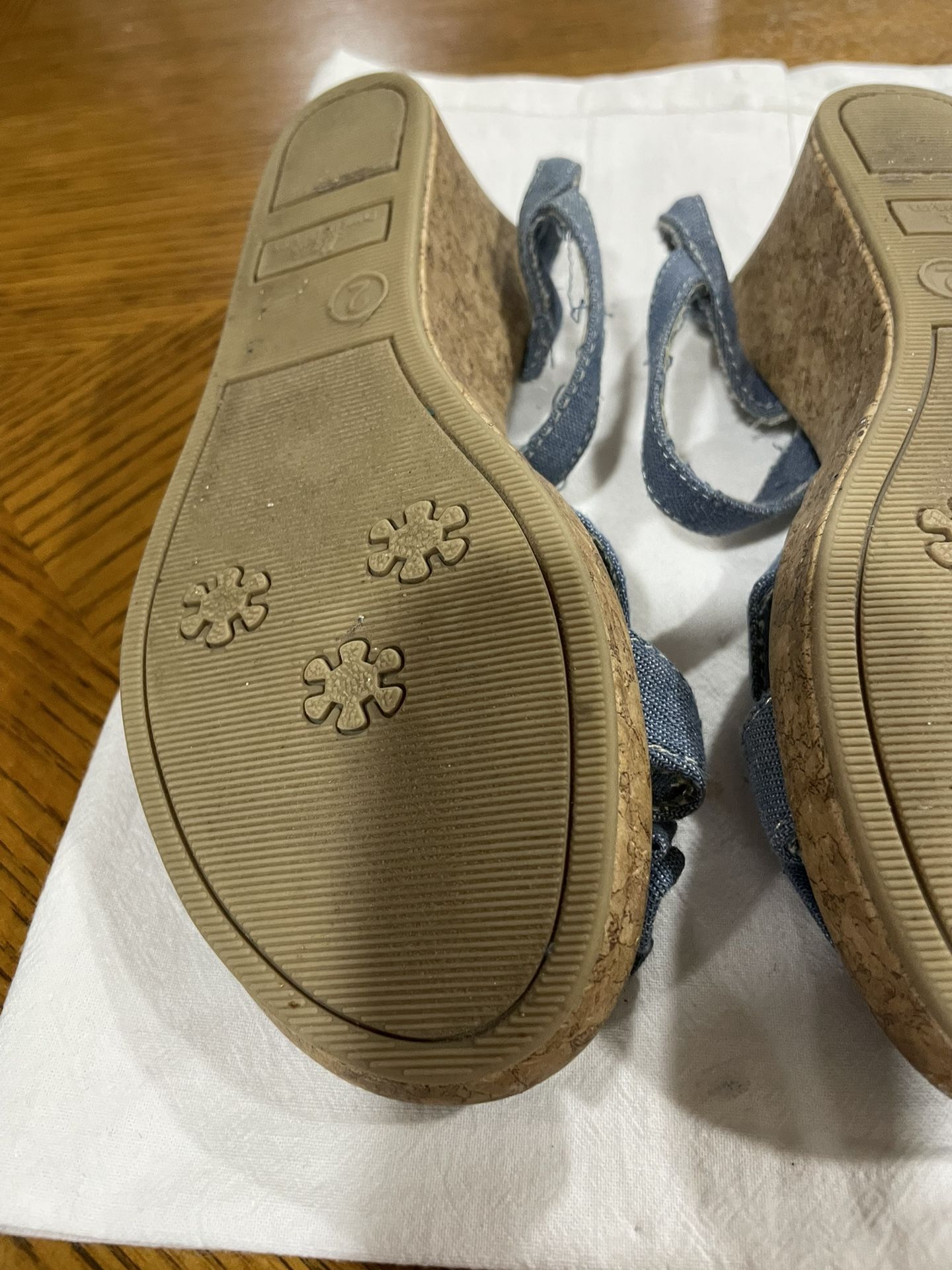 Girls Size 2 Denim Sandals - photo 5