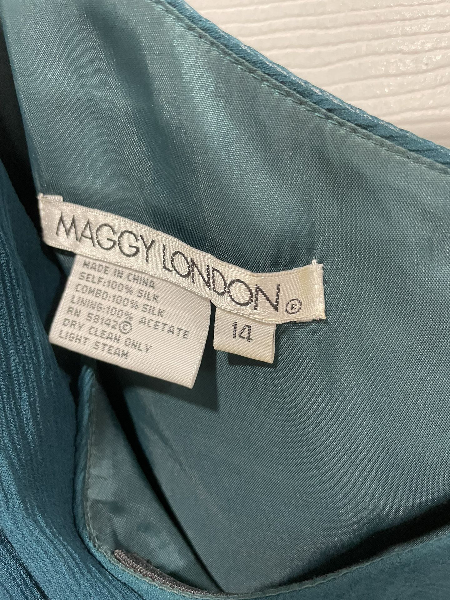 Teal One Shoulder Size 14 Short Prom Dress - photo 4