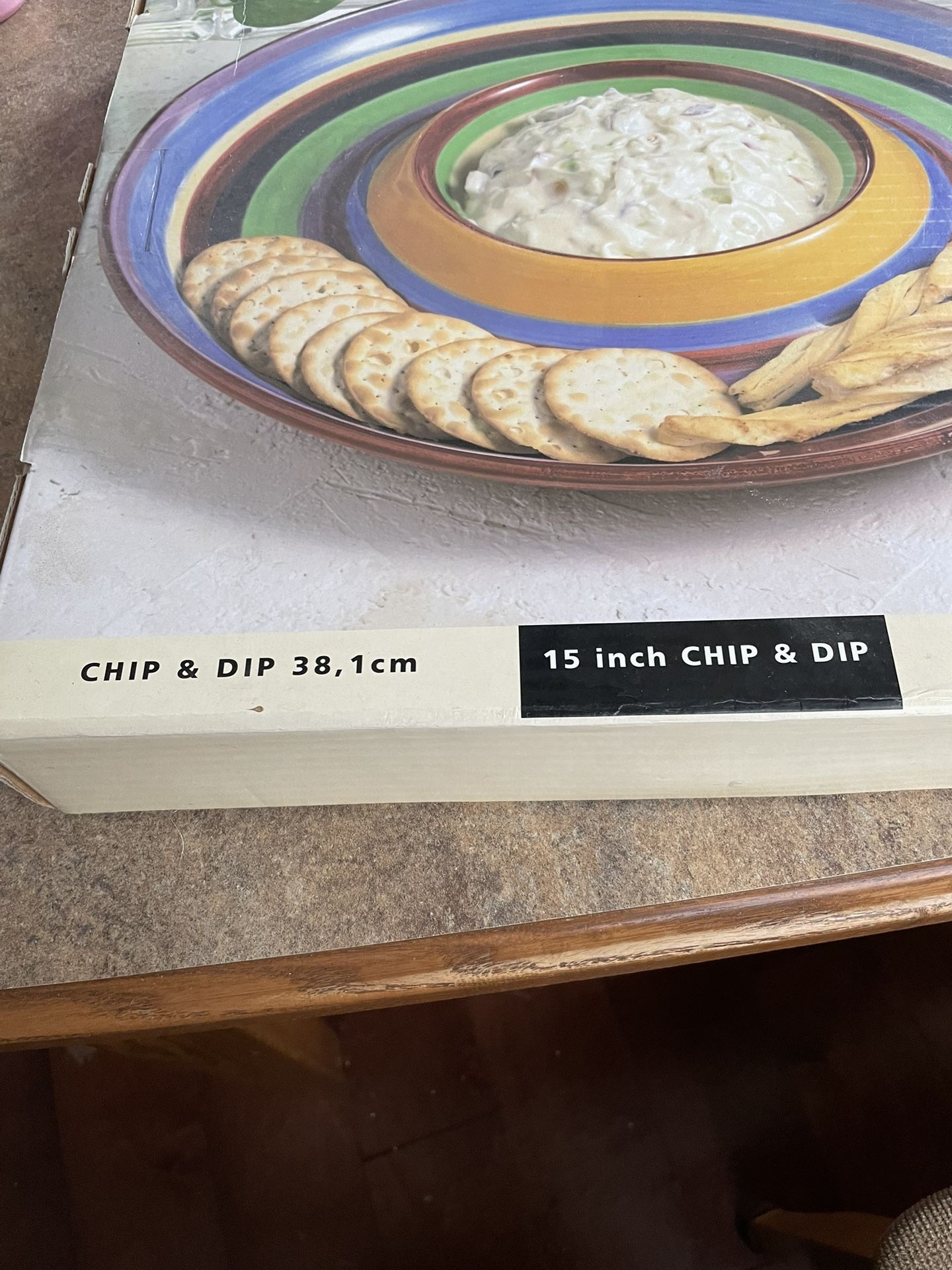 Barcelona Stoneware Chip & Dip Bowl - photo 3