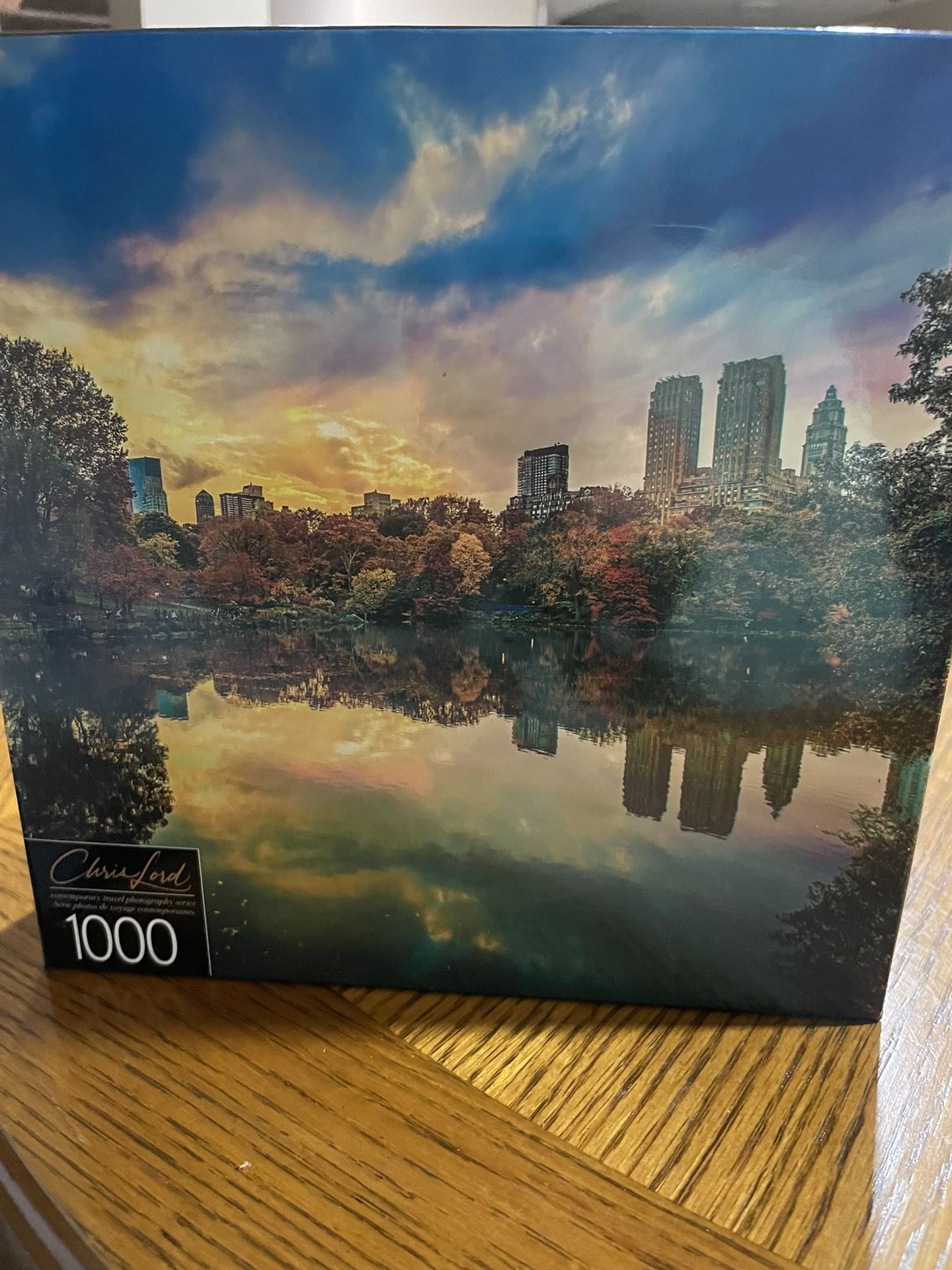 Sunset From Bow Bridge Central Park-Chris Lord