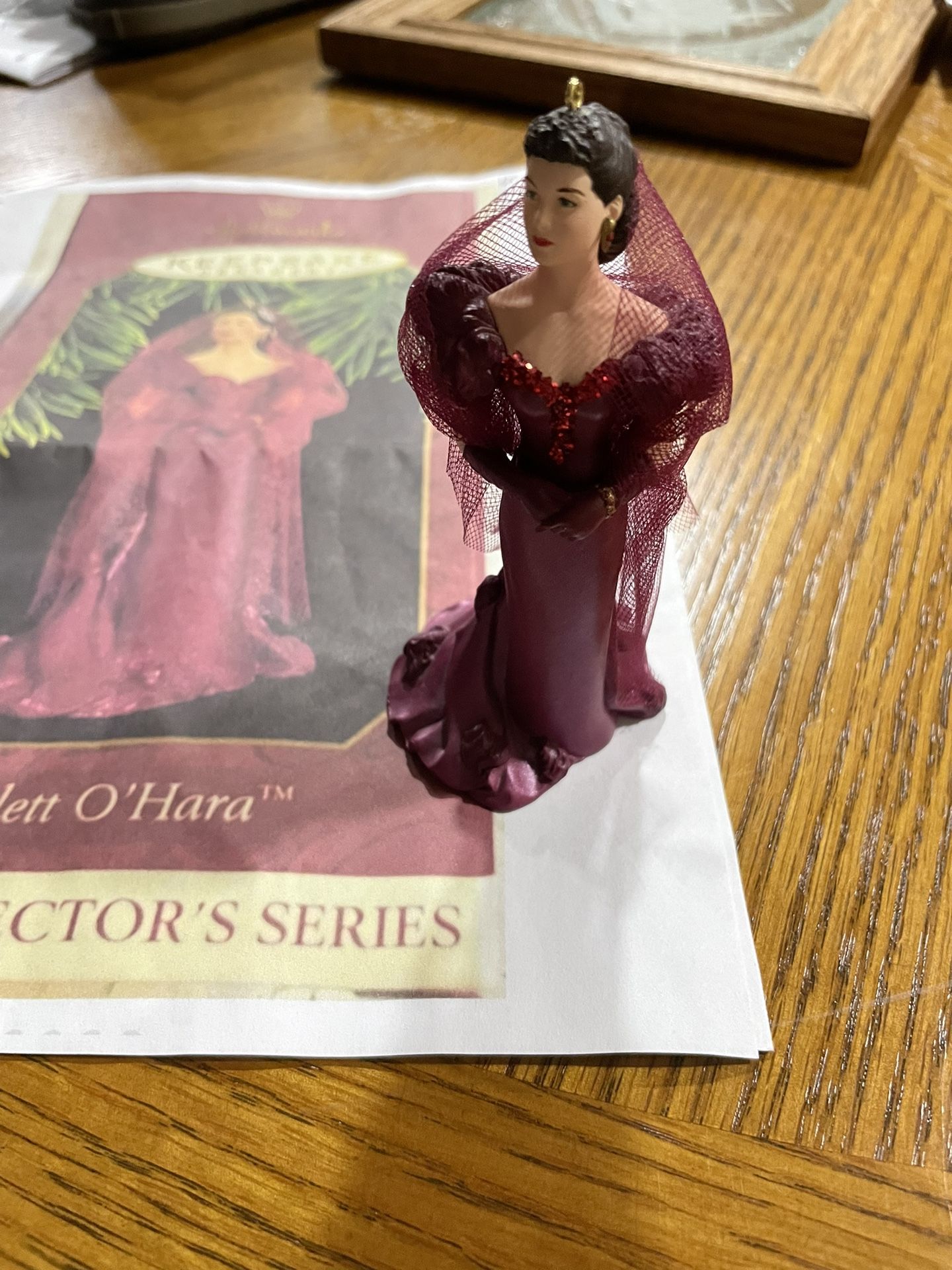Hallmark Ornament- Scarlett O’Hare in Red Dress