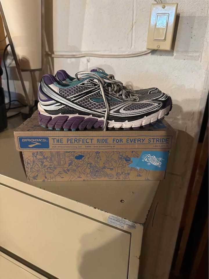 Brooks Women's Athletic Shoes - Purple and Gray - photo 4