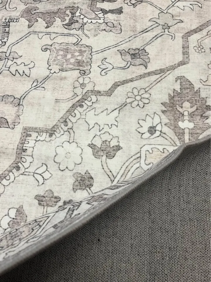 🌼 Brand New Beige Floral 6x9ft Area Rug image indicator(4)