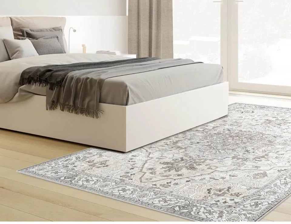 🌼 Brand New Beige Floral 6x9ft Area Rug image indicator(6)