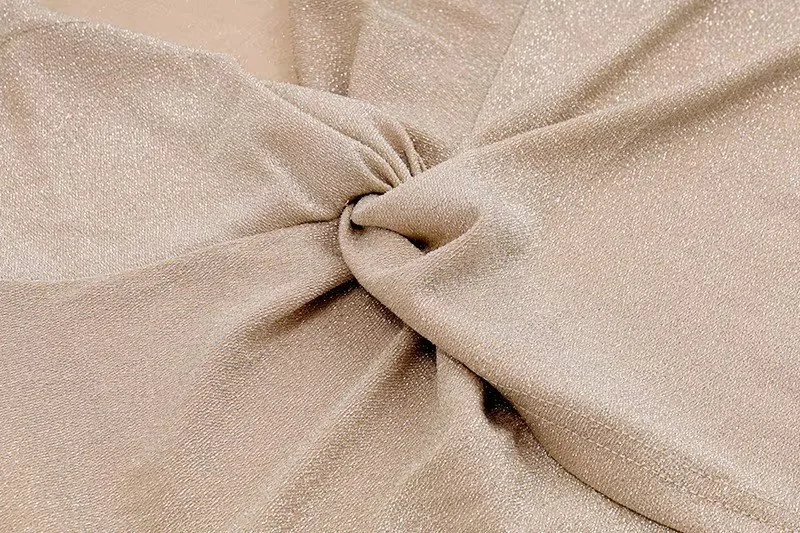 Strapless Cut Out High Slit Bodycon Dress Sz S image indicator(6)