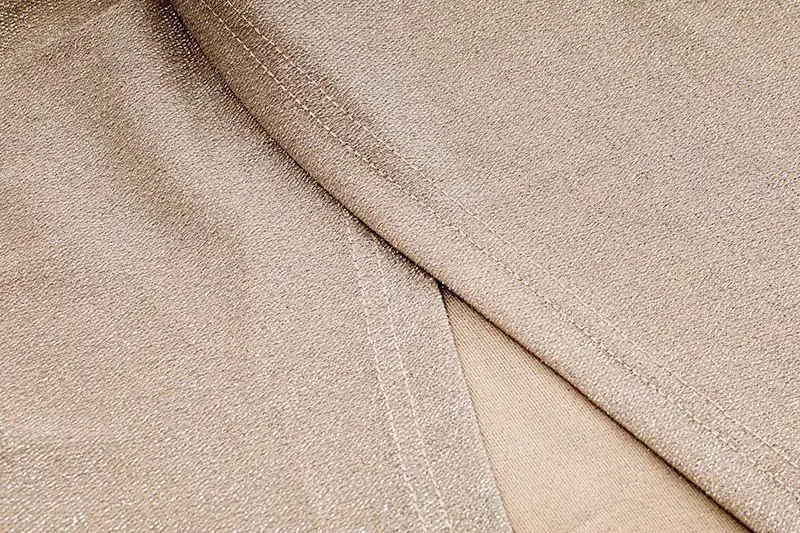 Strapless Cut Out High Slit Bodycon Dress Sz S image indicator(7)