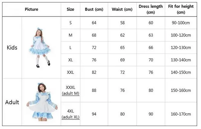 Alice Maid Cosplay Costume Dress L image indicator(5)