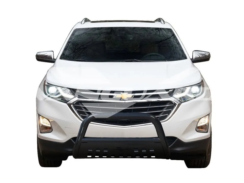 NEW 2.5 inch Black Bull Bar with Skid Plate image indicator(2)