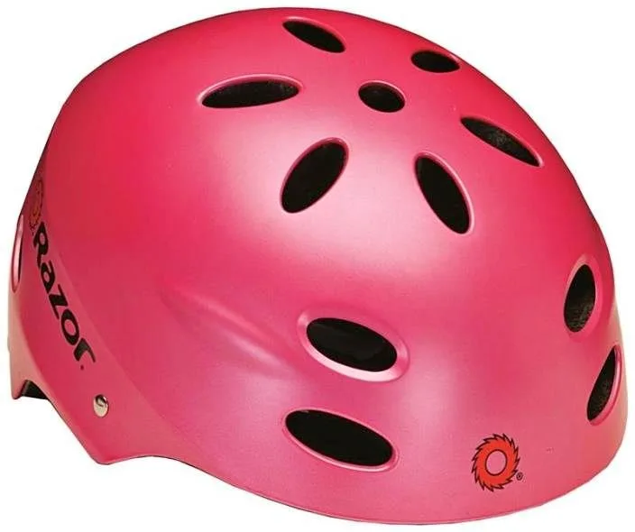 Razor V17 Youth Helmet - Satin Pink thumbnail