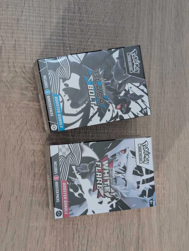 Pokemon Black Bolt and White Flare Booster Bundles thumbnail