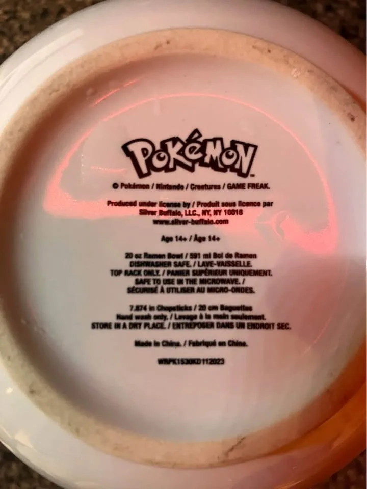 Pikachu Ceramic Ramen Bowl image indicator(4)