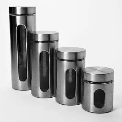 Palladian SS Canister Set 4pc thumbnail