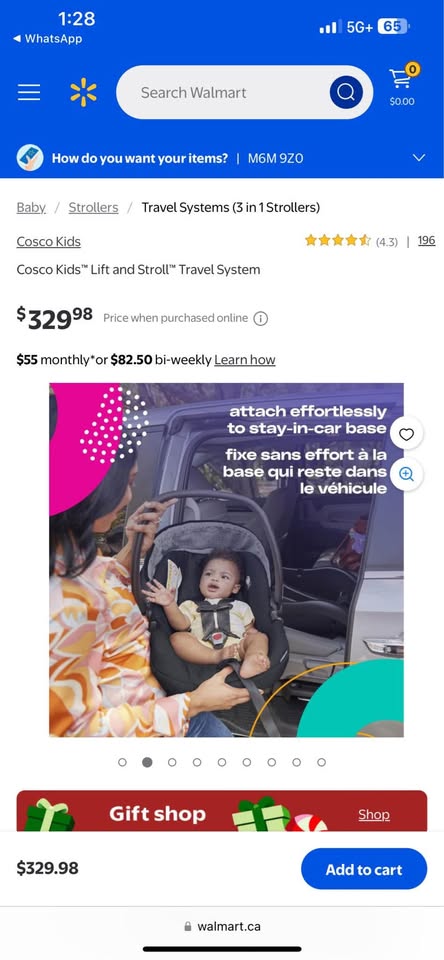Cosco Kids™ Lift and Stroll™ Travel System - photo 3